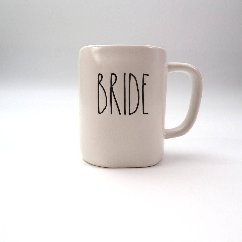 Rae Dunn Bride Mug Artisan Collection By Magenta White Ceramic Coffee Tea Cup
